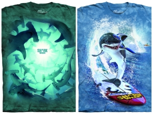 A portion of the proceeds from Shark Week tshirts will be donated to the WAVE Foundation.